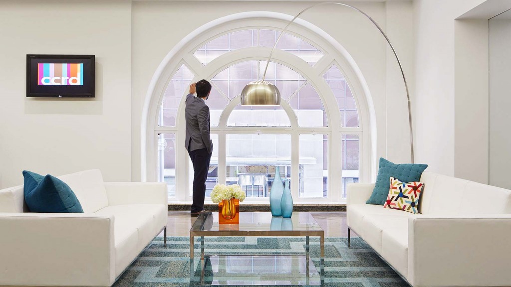 A person standing in a room.