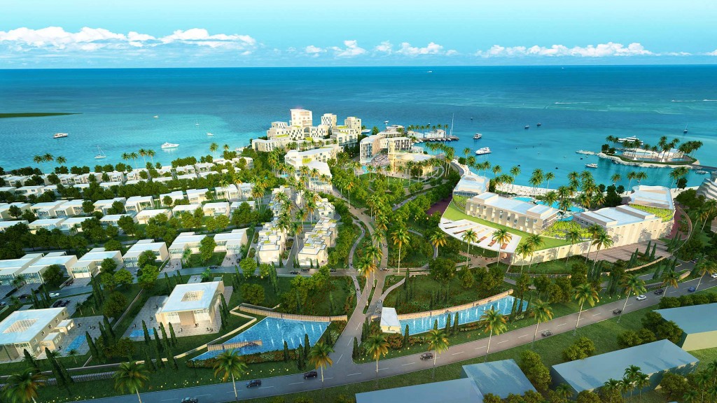 A resort on the water.