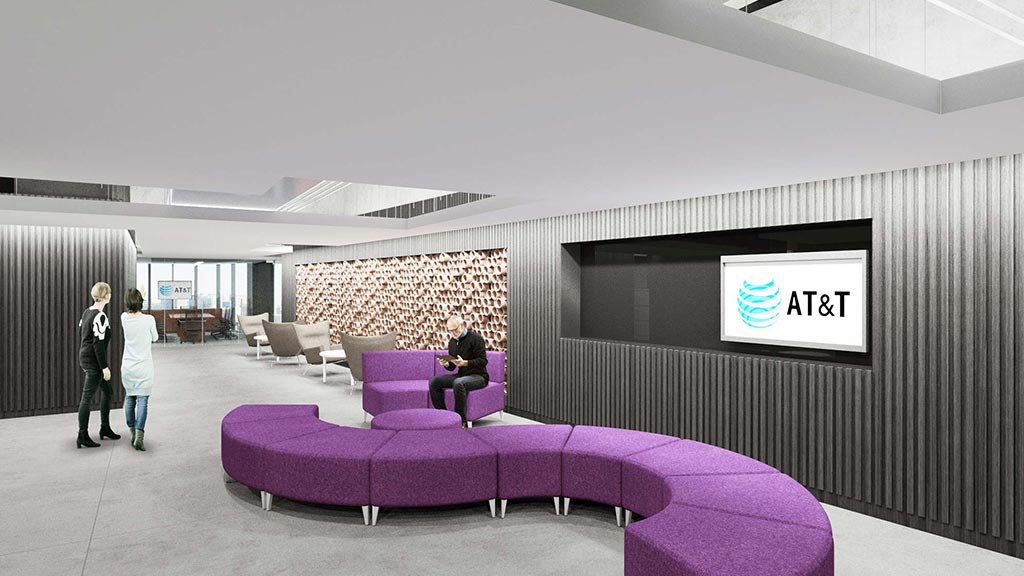 A group of people in a room.