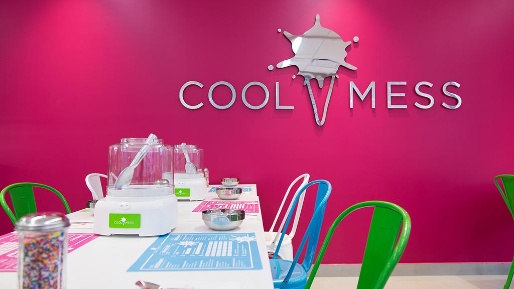 A table with a few objects on it.