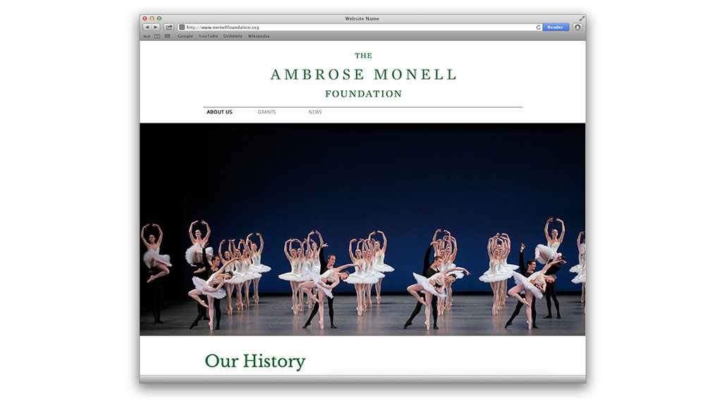 Graphical user interface, website.