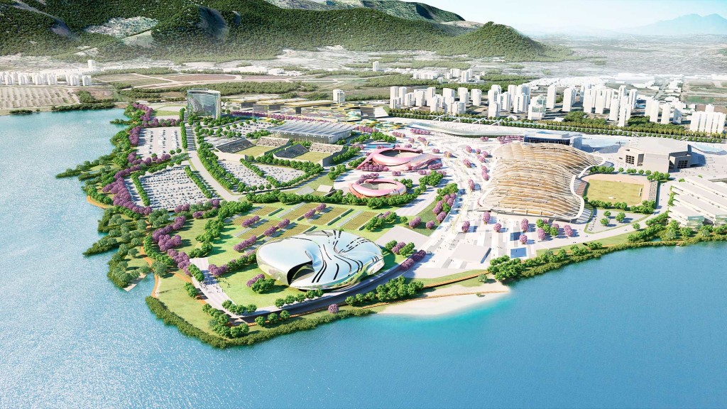 A city on the water.