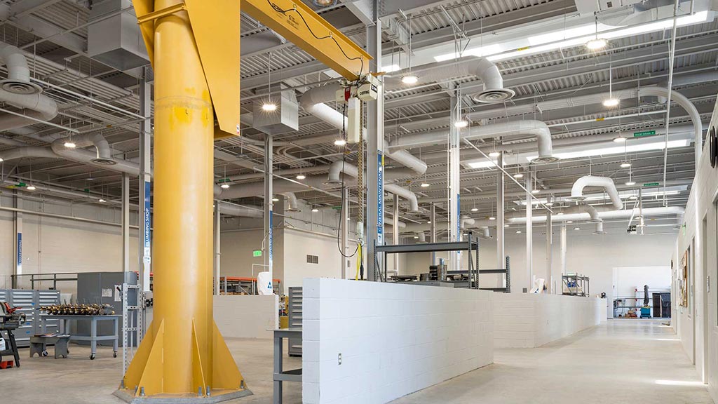 A large factory with large pipes.