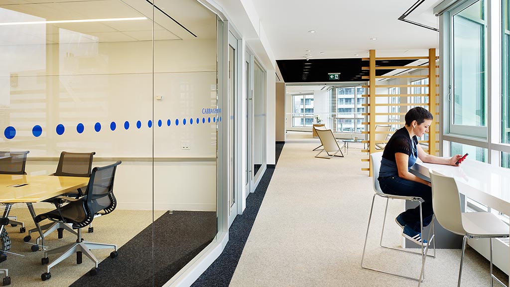 A person sitting at a table.