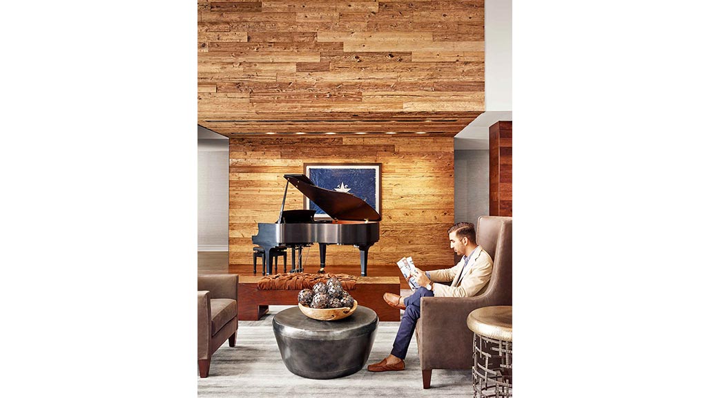 A person sitting in a chair.