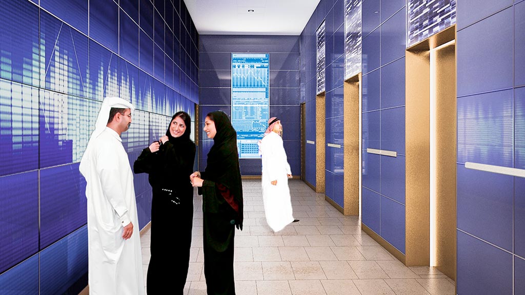 A group of people in white robes.