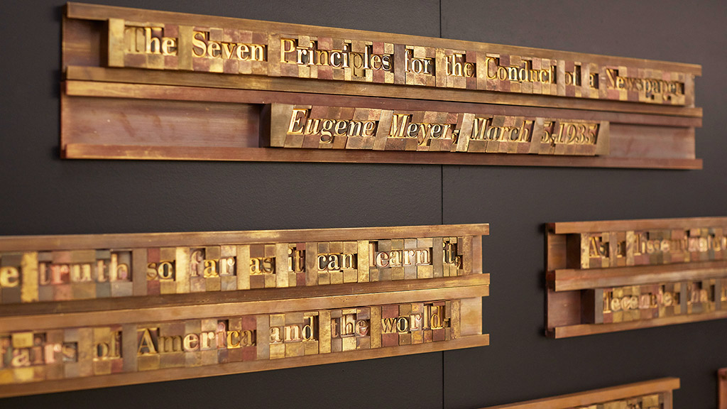 A building with a sign on it.