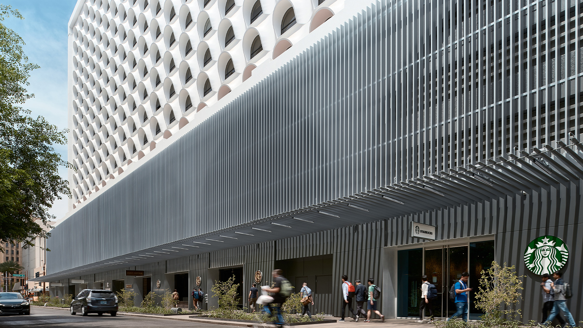 Exterior view of Renaissance Phoenix Downtown Hotel, Phoenix, Arizona.