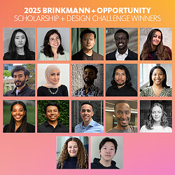 A collage of people.