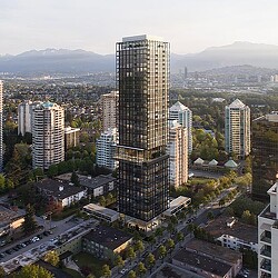 Central Park House aerial view