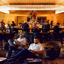 Delta One Lounge at JFK airport, The Wall Street Journal