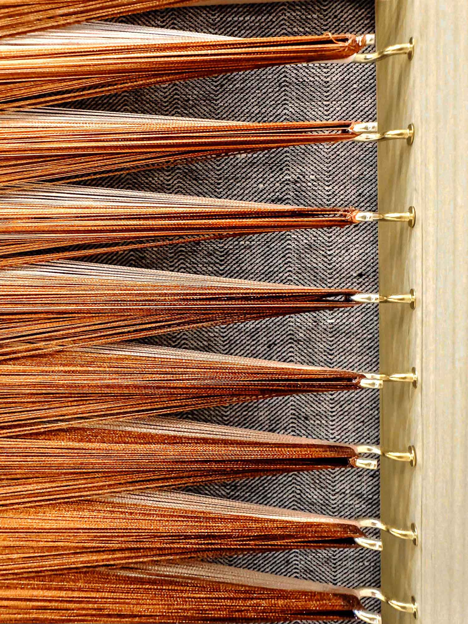 A close-up of some wires.