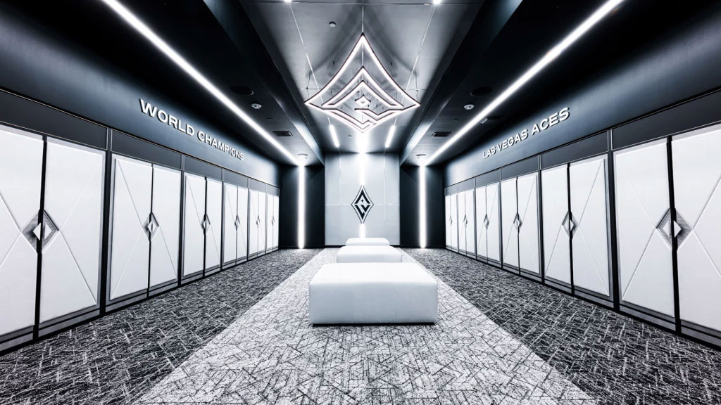 A white pillar in a building.