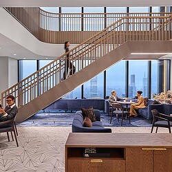 People sitting at a table.