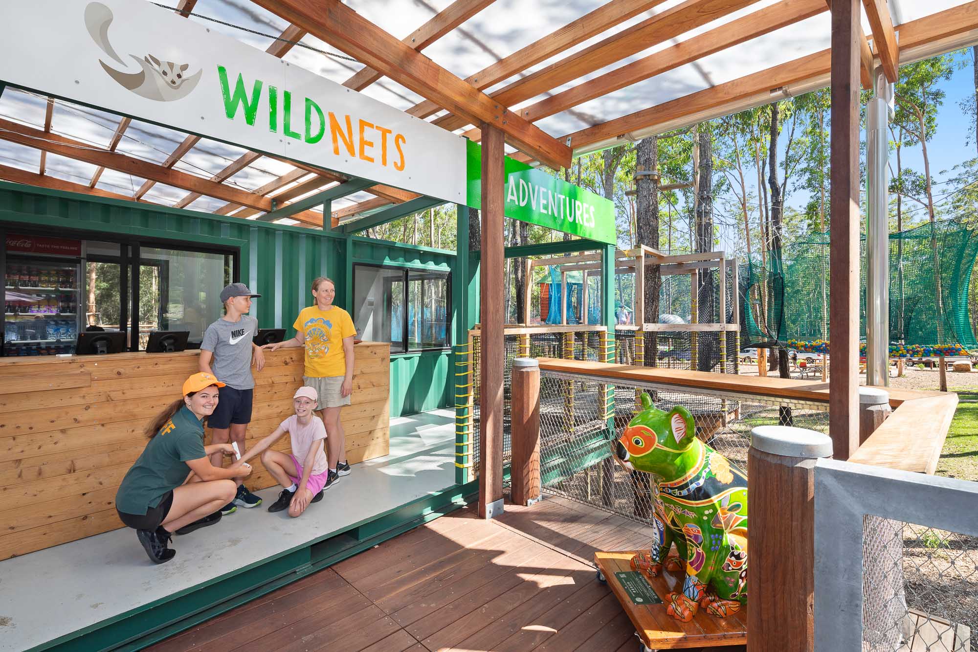 A group of people in a room.