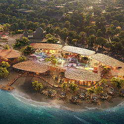 A resort on the water.