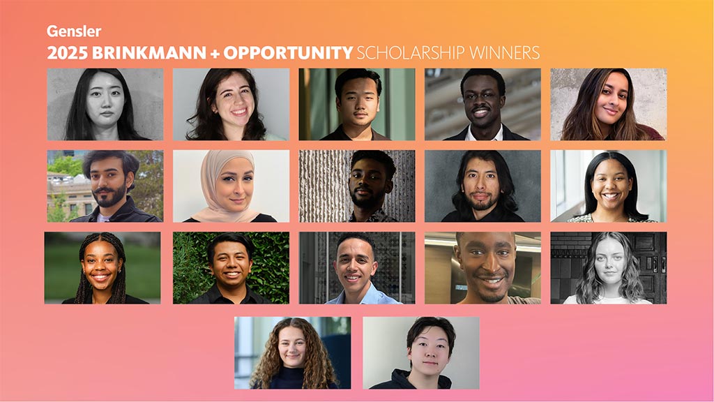 A collage of people.