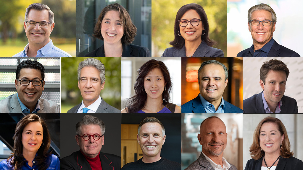 Collage of Gensler's 2026 Board of Directors