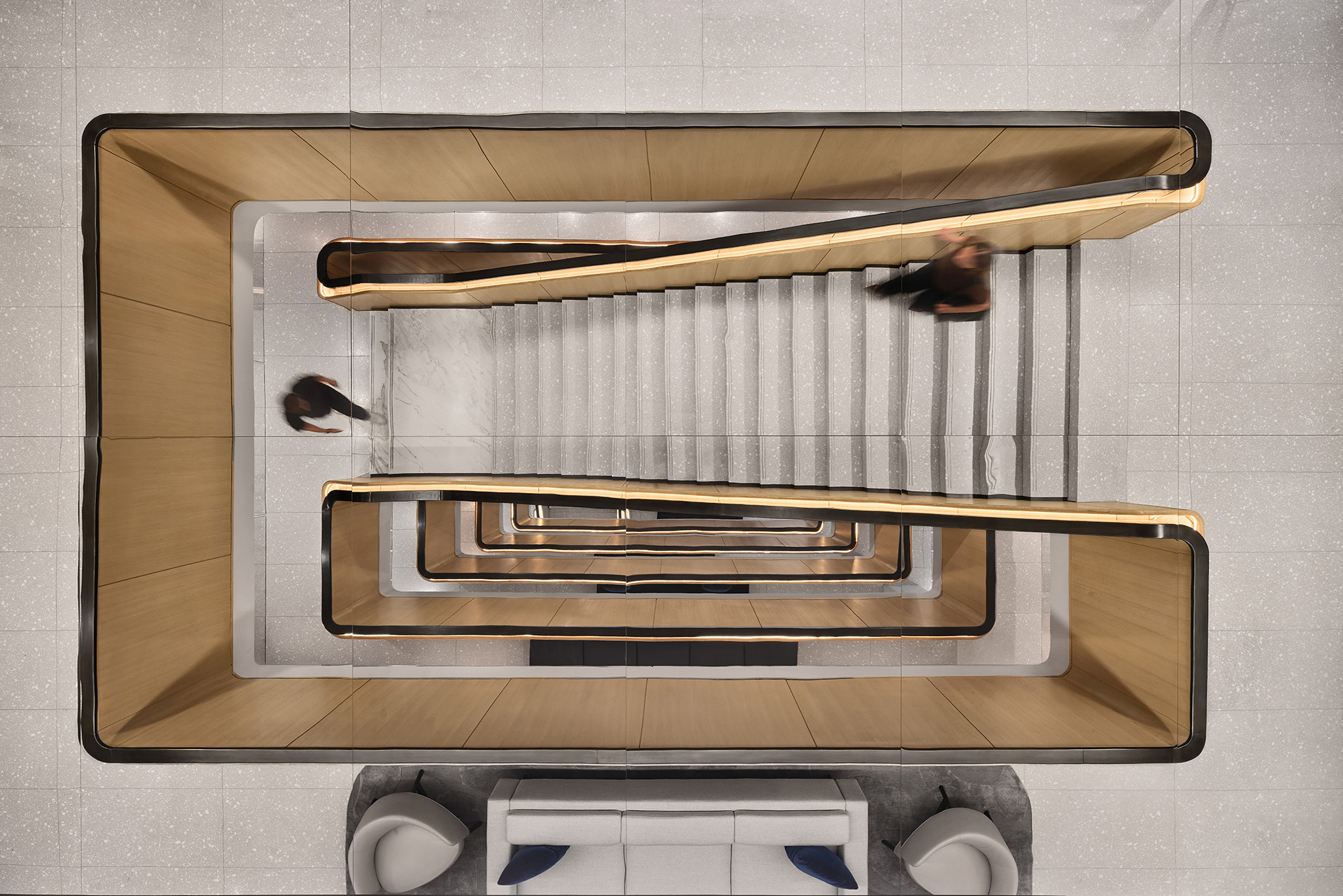 A couple of metal flutes.