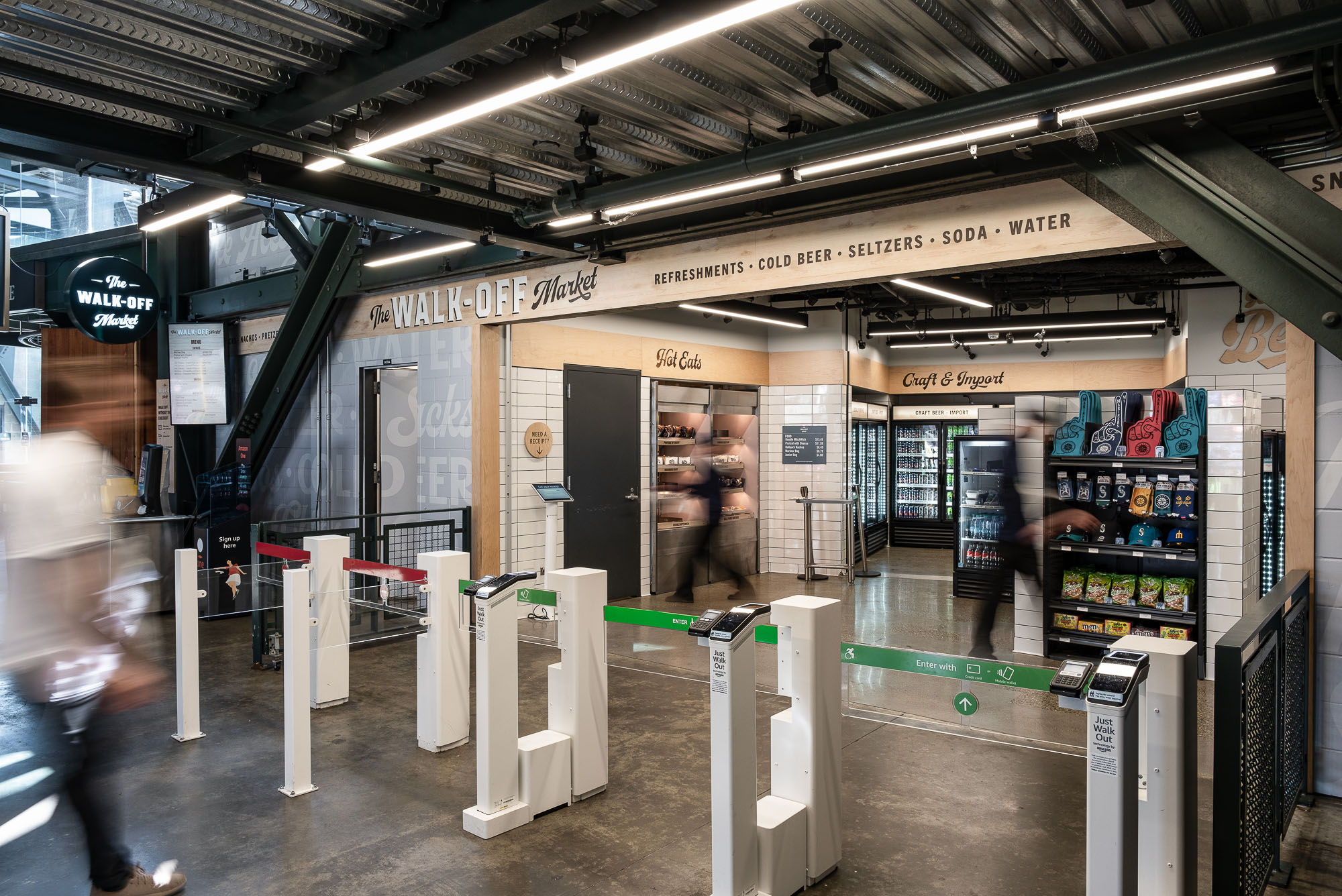 A store with a sign.