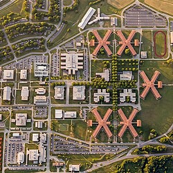 A map of a city.