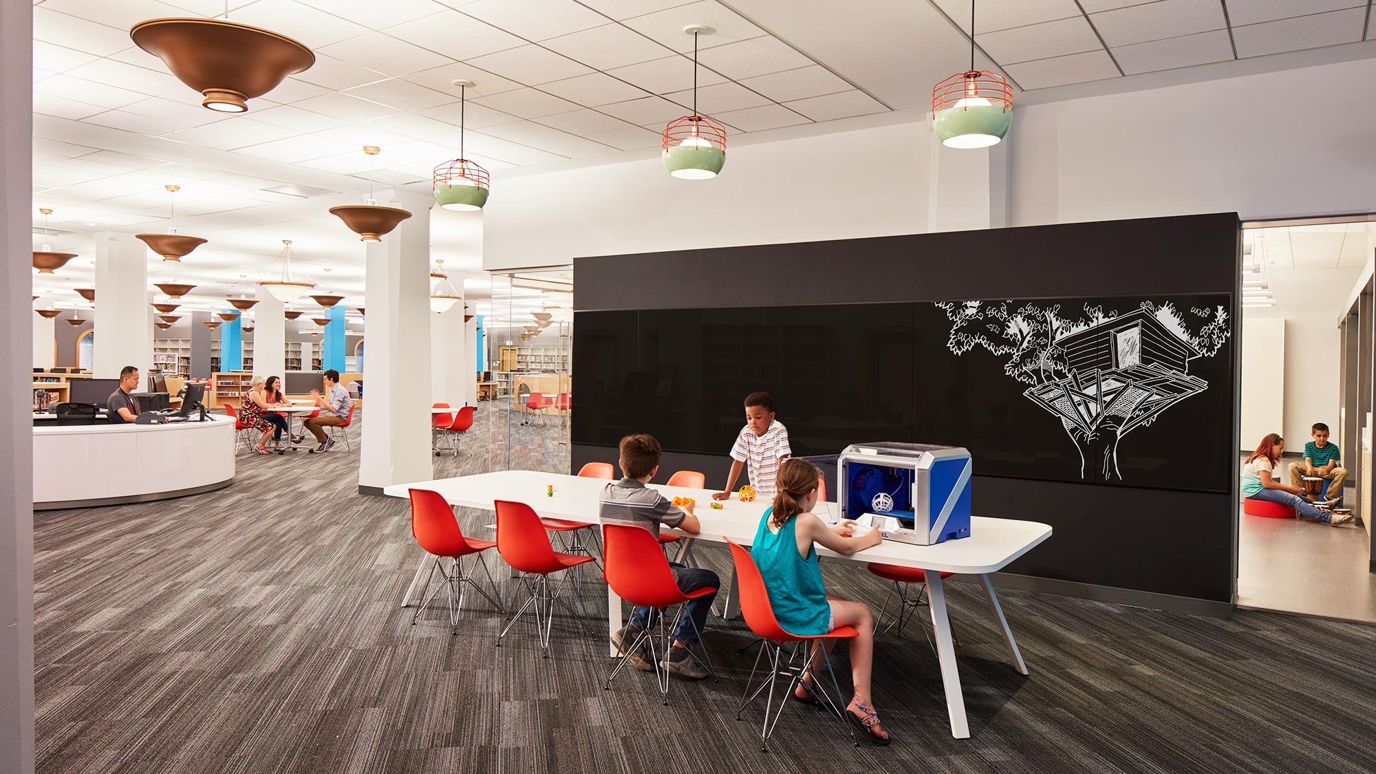 Harold Washington Children’s Library Projects Gensler