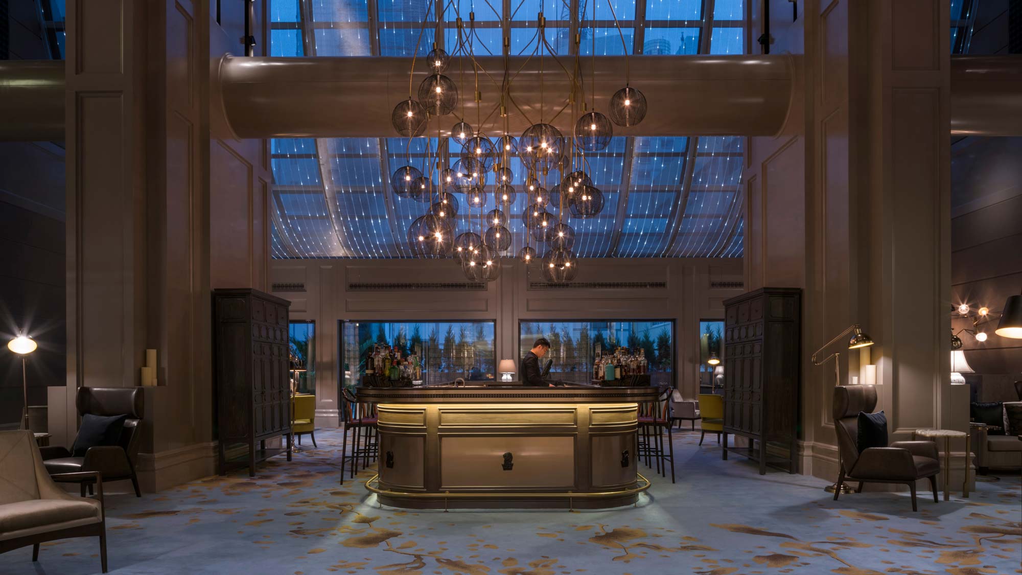 Luxury Hotel Lobby