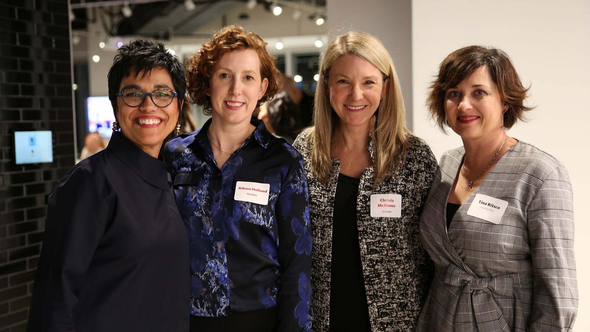 Some of the participants gather at Gensler Toronto's Design Forecast Local event