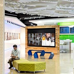 A person sitting in a chair.