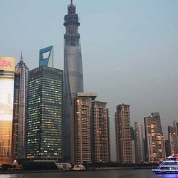 A group of tall buildings.