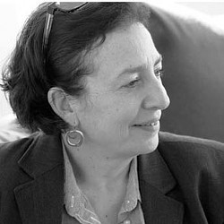 A person with the eyes closed.