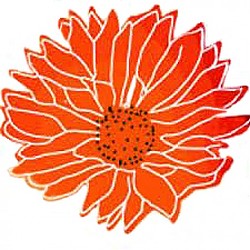 A close up of a flower.