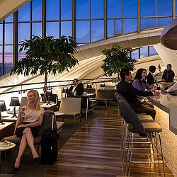 A group of people sitting in a room.