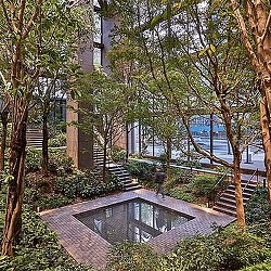 Ford Foundation outdoor courtyard.