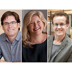 A group of people smiling.