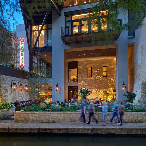 Canopy by Hilton San Antonio Riverwalk in the evening