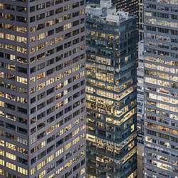 A group of tall buildings.