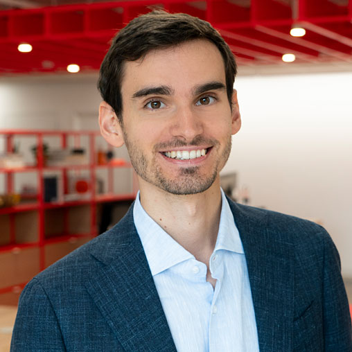 A man smiling for the camera.