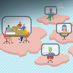 A group of people working on a project.