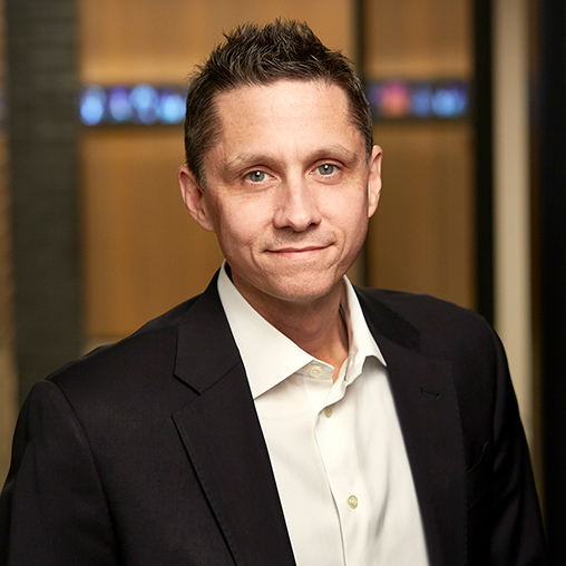 A man in a suit.