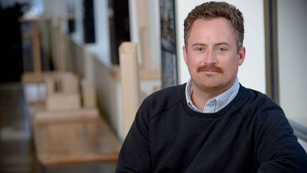 A man with a mustache.