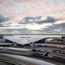 JFK JetBlue Airways terminal exterior