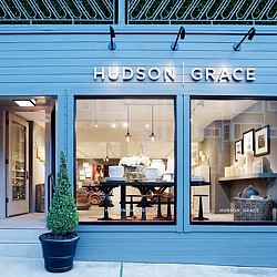 A store front with a glass front.