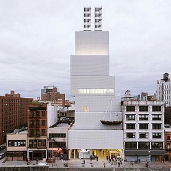 A tall building in New Museum.