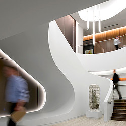 A person standing in a room.