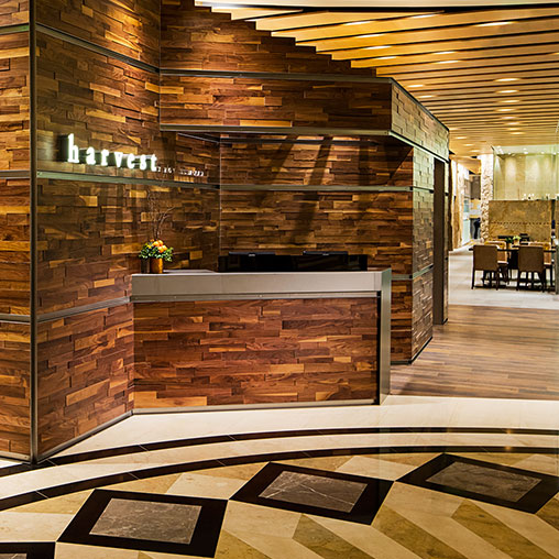 A room with a fireplace and a tile floor.