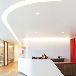 A person sitting at a desk.