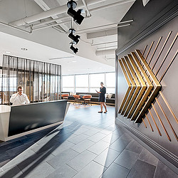 A man and woman in a room.