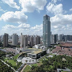 One Museum Place skyline view