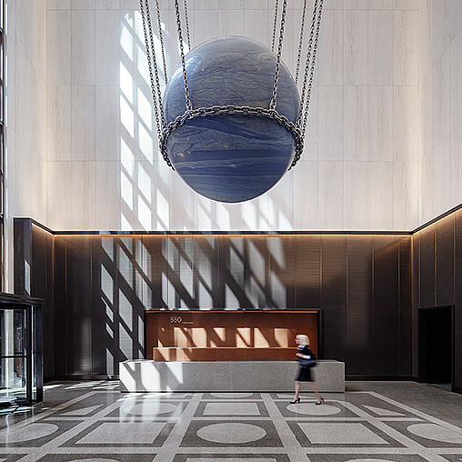 550 Madison lobby.